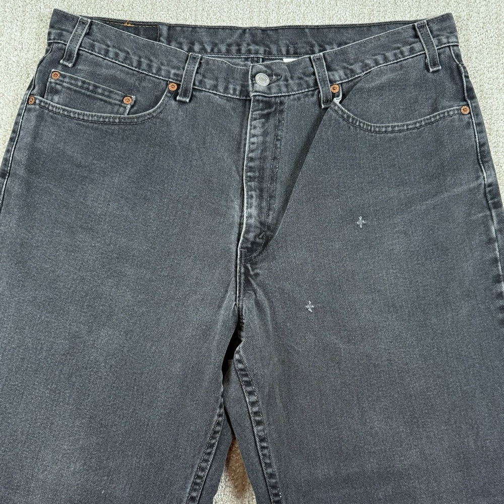 Vintage Levi's 550 Mens 38x34 (Actual 36x33) Relaxed Fit Black Jeans Made In USA